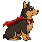 Bork corgi character from Golfing Corgis
